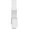 Ekena Millwork Alberta Architectural Grade PVC Gable Bracket, 84"W x 21"H x 4"D x 4"F, 6/12 Pitch GBP084X21X0404ALB00 - alternate 3
